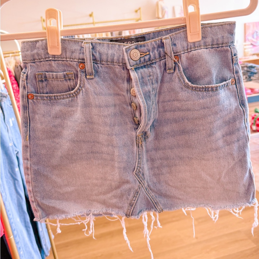 Denim Mini Skirt
